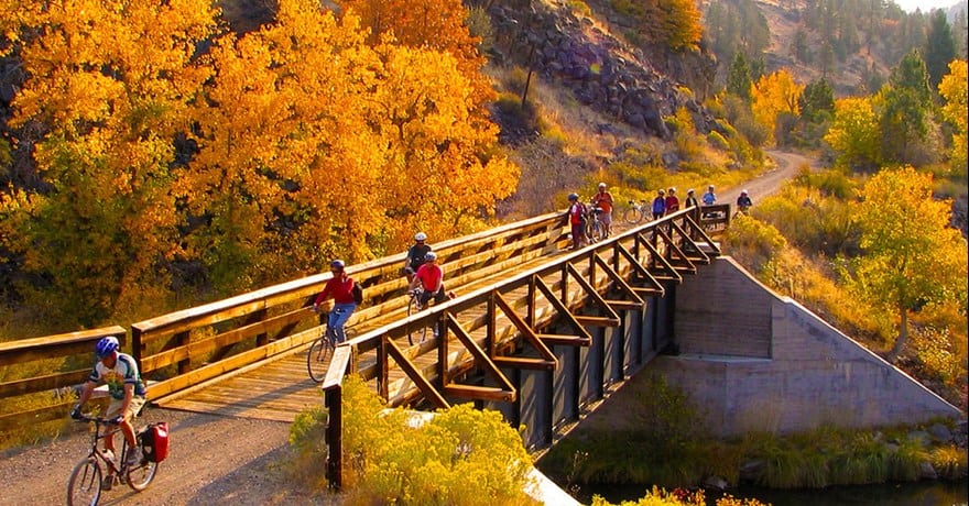 Bizz Johnson National Recreation Trail in California