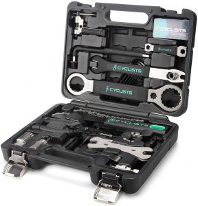 23 Piece Bike Tool Kit - Bicycle Repair Tool Box Compatible - Mountain:Road Bike Maintenance Tool Set with Storage Case
