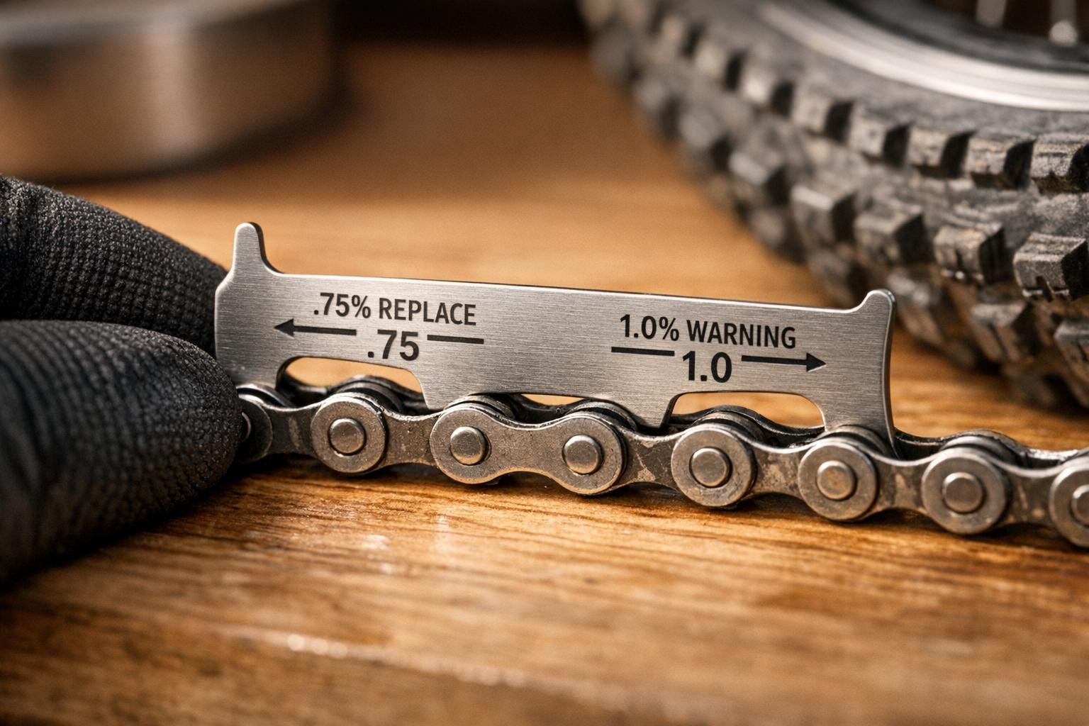 Mountain Bike Chain Wear Checker