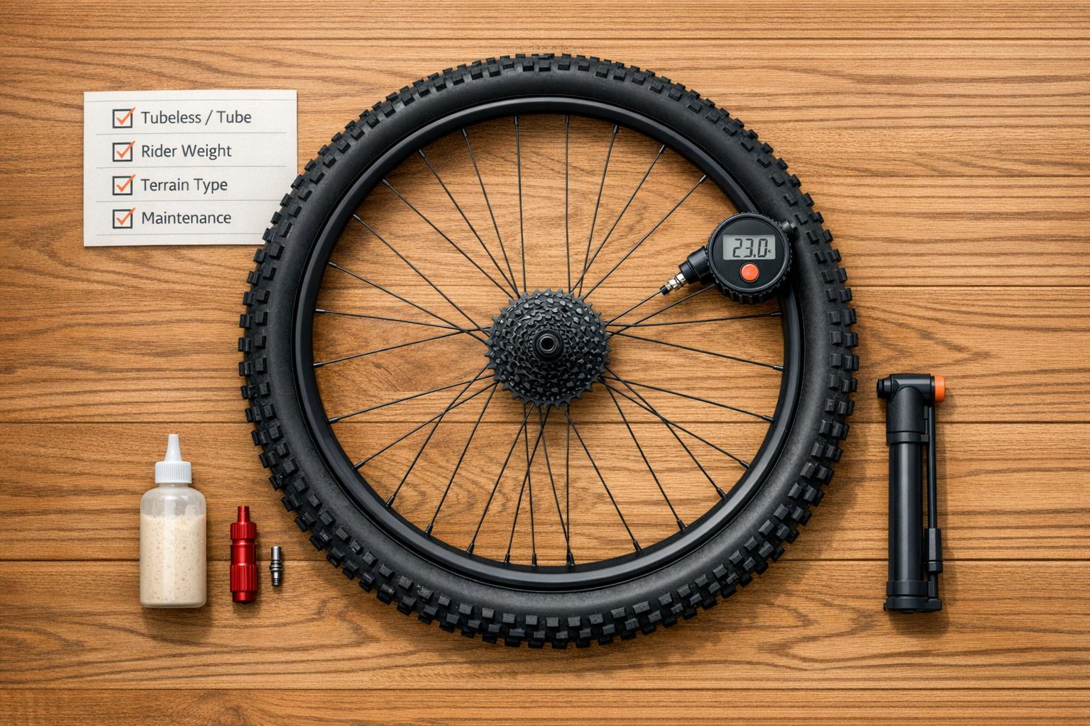 Checklist for Setting MTB Tire Pressure
